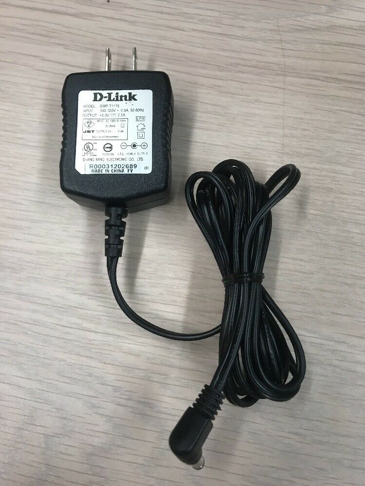 NEW D-Link SMP-T1178 AC Power Supply Adapter Charger 5V DC 2.5A